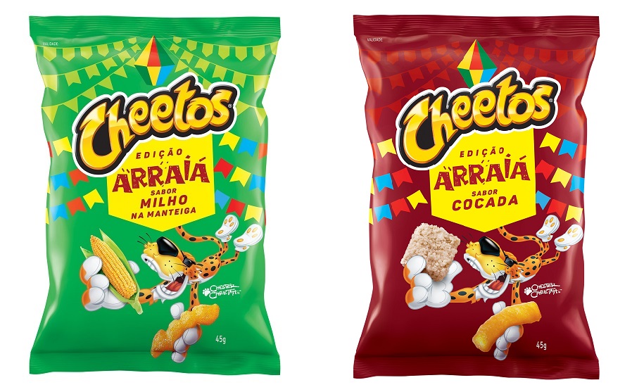 Salgadinhos Cheetos (Pepsico) renovam embalagem