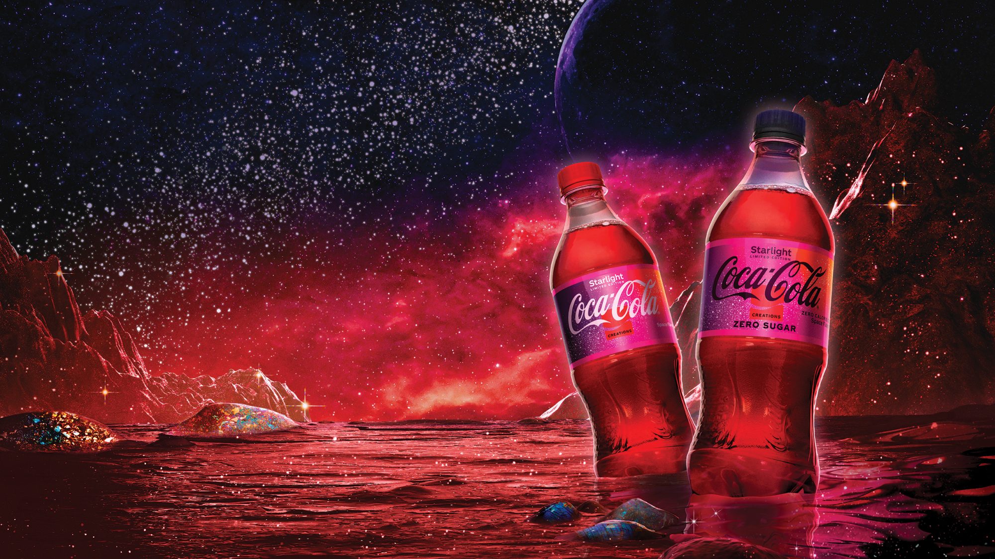 Coca-Cola lança novo sabor espacial chamado "Starlight" - ADNEWS