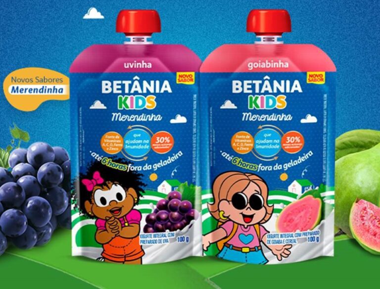 Linha Merendinha, da Betânia Kids, tem novos sabores de iogurte ...