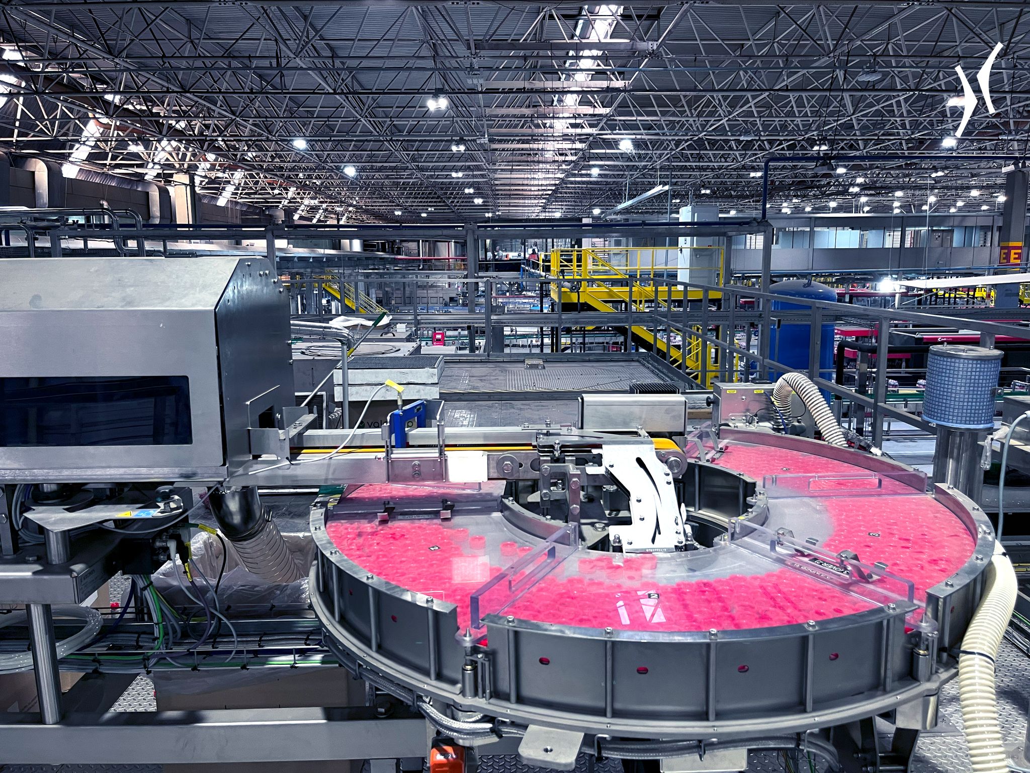 Equipamento da Krones na fábrica da Femsa