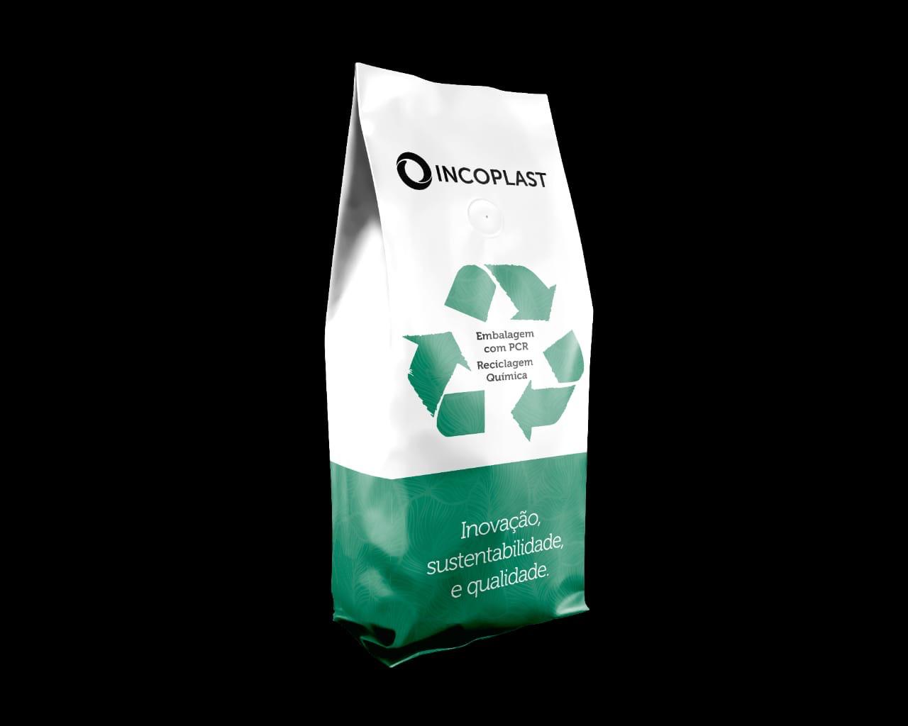 Embalagem de PE circular. Resina da Braskem e produção da Copobras