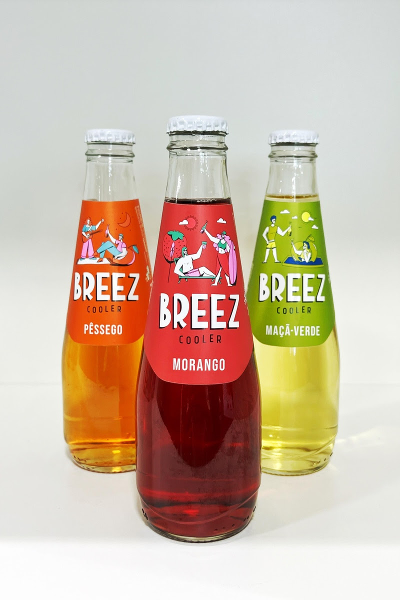 Garrafas de Breez Cooler