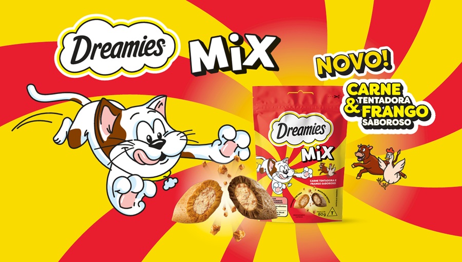 Dreamies amplia linha de pestiscos para gatos