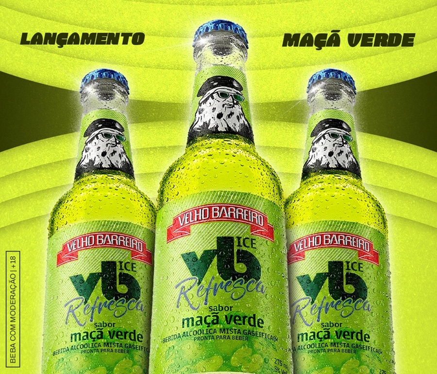 VB Refresca lança sabor maçã verde