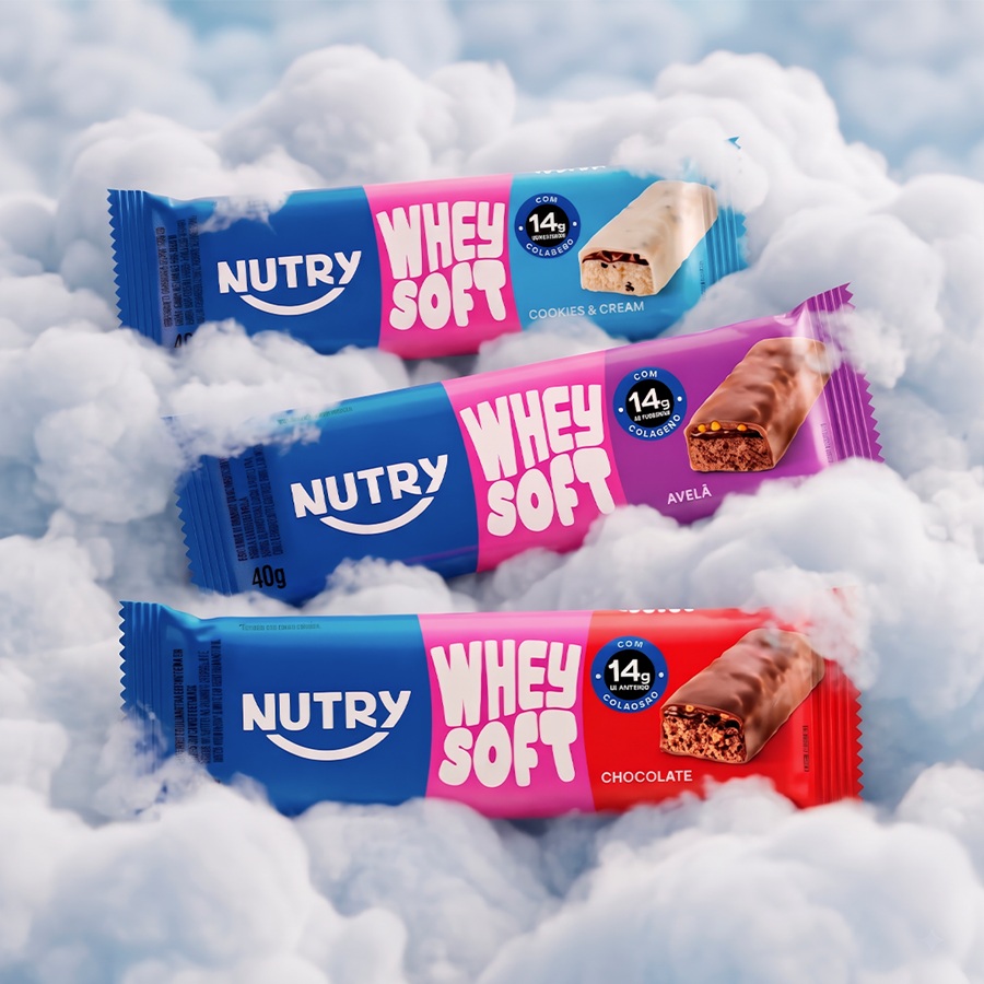 Nutry amplia portfólio de barras com lançamento de Whey Soft