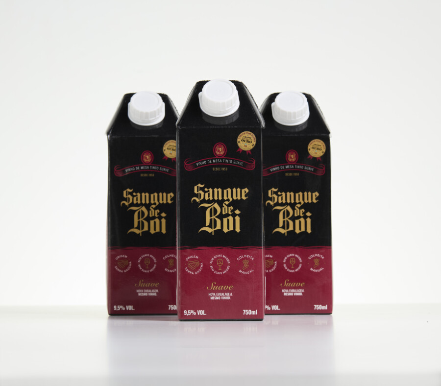 Vinho Sangue de Boi em caixinha