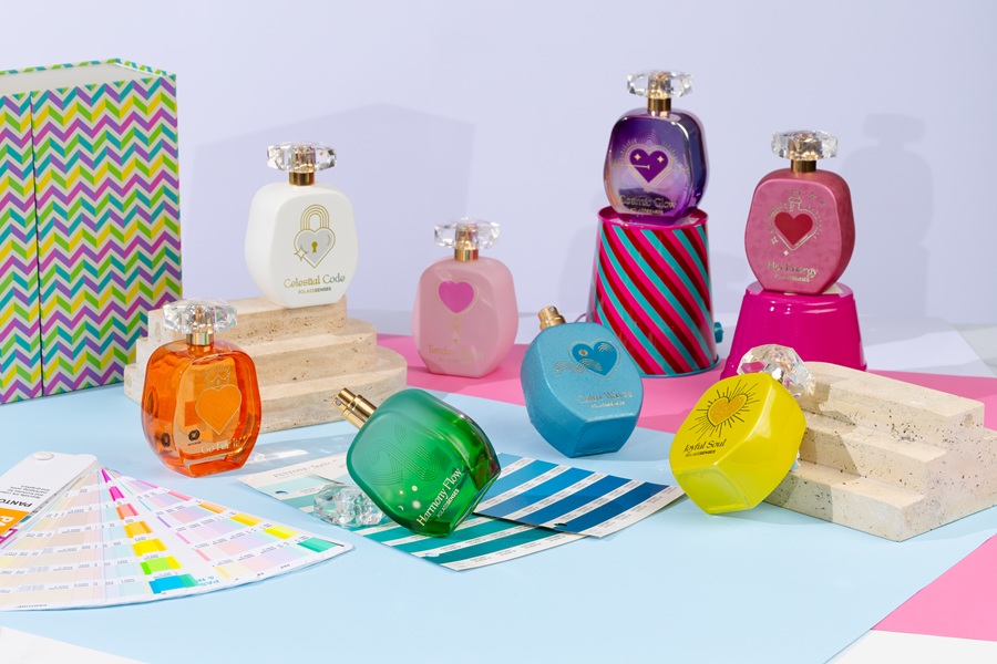 Cores vibrantes ganham espaço nas embalagens e se tornam tendência no design de perfumaria e cosméticos