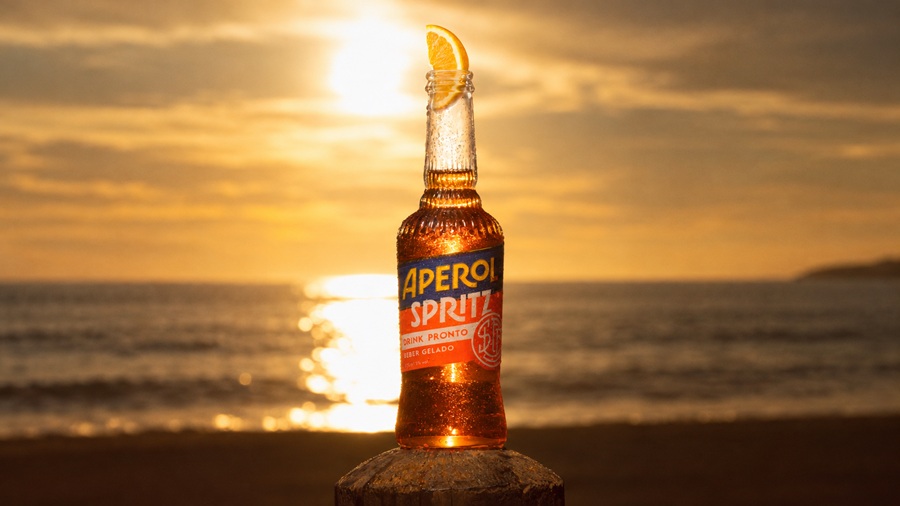 Brasil é o primeiro país do mundo a receber Aperol Spritz Pronto em long neck