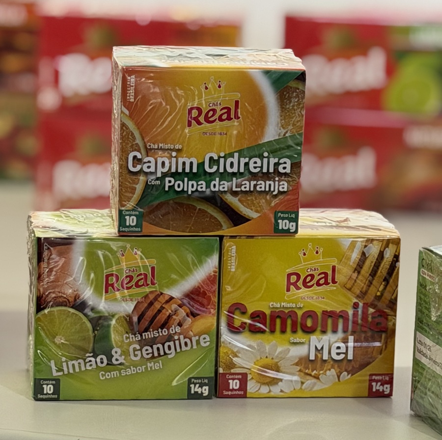 Chás Real renova fórmula e embalagens