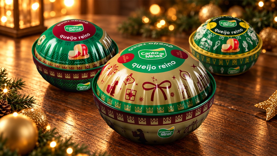 Canto de Minas lança edição especial de Natal do Queijo Reino Lata