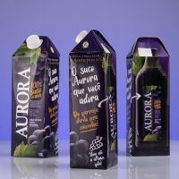 Suco de Uva Aurora Integral em embalagem da Tetra Pak de 1,5 litro Tinto - Crédito Anderson Pagani